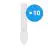 Multipack 10x Ledvance Dulux-S LED 4W - 840 Bianco Freddo | 2-Pin - Sostitutiva 9W