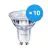 Multipack 10x Philips Corepro LED Faretti GU10 PAR16 2.7W 230lm 36D - 840 Bianco Freddo | Sostitutiva 25W