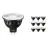 Multipack 10x Philips Master LED Faretti GU5.3 MR16 6.7W 440lm 60D - 930 Luce Calda | Miglior resa cromatica - Dimmerabile - Sostitutiva 35W