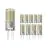Multipack 10x Noxion Bolt LED Capsule G9 4.8W 600lm - 827 Bianco Molto Caldo | Sostitutiva 50W