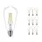Multipack 10x Philips Corepro LED Bulbo E27 Edison Filamento Chiara 7W 806lm - 827 Bianco Molto Caldo | Sostitutiva 60W