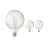 Multipack 3x Calex Smart Tuya Wifi E27 Globe Filamento 7.5W 1055lm - 818-830 Regolabile Bianca | Dimmerabile - Sostitutiva 75W 