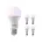 Multipack 5x Calex Smart Tuya Wifi E27 Pera 8.5W 806lm - 822-840 Regolabile Bianca | RGBW - Dimmerabile - Sostitutiva 60W