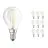 Multipack 10x Ledvance Classic LED E14 Pera Filamento Chiara 2.5W 250lm - 827 Bianco Molto Caldo | Sostitua 25W