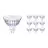 Multipack 10x Philips Master LED Faretti GU5.3 MR16 5.8W 345lm 36D - 922-927 Dim To Warm | Miglior Resa Cromatica - Dimmerabile - Sostitutiva 35W