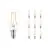 Multipack 10x Philips Corepro LED Lustre E14 Sferica Filamento Chiara 2W 250lm - 827 Bianco Molto Caldo | Sostitutiva 25W