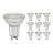 Multipack 10x Noxion Faretti LED GU10 PAR16 4W 345lm 36D - 830 Luce Calda | Dimmerabile - Sostitutiva 50W