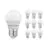 Multipack 10x Noxion Lucent Lustre LED E27 Sferica Ghiaccio 2.5W 250lm - 827 Bianco Molto Caldo | Sostitutiva 25W