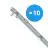 Multipack 10x Noxion Stagna LED Alloggio Poseidon V2.0 | Adatto Per 1x120cm Tubo LED