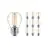Multipack 10x Philips Master Value LED Lustre E27 Sferica Filamento Chiara 3.4W 470lm - 927 Bianco Molto Caldo | Miglior resa cromatica - Dimmerabile - Sostitutiva 40W
