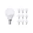 Multipack 10x Noxion Lucent Lustre LED E14 Sferica Ghiaccio 2.5W 250lm - 827 Bianco Molto Caldo | Sostitutiva 25W