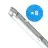 Multipack 8x Noxion Stagna LED Alloggio Poseidon V2.0 | Adatto Per 2x120cm Tubo LED