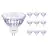 Multipack 10x Philips Master Value LED Faretti GU5.3 MR16 7.5W 630lm 36D - 930 Luce Calda | Miglior resa cromatica - Dimmerabile - Sostitutiva 50W
