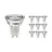 Multipack 10x Noxion Lucent Faretti LED GU10 PAR16 4.8W 450lm 36D - 840 Bianco Freddo | Sostitua 65W