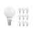 Multipack 10x Noxion Lucent Lustre LED E14 Sferica Ghiaccio 4.5W 470lm - 827 Bianco Molto Caldo | Sostitutiva 40W