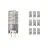 Multipack 10x Osram Parathom LED Pin GY6.35 3.8W 470lm - 827 Bianco Molto Caldo | Dimmerabile - Sostitutiva 40W