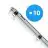 Multipack 10x Noxion Stagna LED Poseidon V3.0 18-30W 2340-4200lm - 830-865 CCT | 120cm - Cablaggio Entra/Esci (5x2.5mm2)