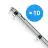 Multipack 10x Noxion Stagna LED Poseidon V3.0 35-65W 4550-9100lm - 830-865 CCT | 150cm - Cablaggio Entra/Esci (5x2.5mm2)