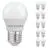 Multipack 10x Noxion Lucent Classic LED E27 Sferica Ghiaccio 4.5W 470lm - 827 Bianco Molto Caldo | Sostitutiva 40W