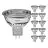 Multipack 10x Noxion Faretti LED GU5.3 MR16 7.5W 621lm 36D - 827 Bianco Molto Caldo | Dimmerabile - Sostitutiva 50W