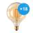 Multipack 18x Noxion Lucent LED E27 Globe Filamento Ambra 125mm 7.2W 630lm - 822 Bianco Molto Caldo | Sostitutiva 60W