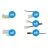 Noxion Strisce LED Naga - Connettore Singolo Colore 10mm - Medio 30pz
