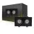 Bright Choice Faretti Duo Nero | Ritaglio 155x75mm - IP22 - GU10 Fitting