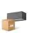 Multipack 4x D'Lite Luce Da Parete Bello Nero Up & Down 12W 850lm - 830 Luce Calda - | IP54