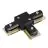 Bright Choice 1-Fase Rail T-Connettore Nero