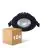 Multipack 10x Noxion LED Inclinabile Slim Spot Nero 6W 550lm - 930 Luce Calda | Ritaglio 75mm - IP54 - Miglior resa cromatica 