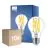 Multipack 10x Philips Master LED E27 Pera Filamento Chiara 10.5W 1521lm - 922-927 Dim To Warm | Miglior Resa Cromatica - Dimmerabile - Sostitutiva 100W