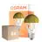 Multipack 6x Osram Classic LED E27 Pera Filamento Mirror Oro 4W 400lm - 827 Bianco Molto Caldo | Sostitutiva 35W