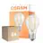 Multipack 6x Osram LED Superstar E27 Pera Filamento Chiara 7.5W 1055lm - 940 Bianco Freddo | Miglior Resa Cromatica - Dimmerabile - Sostitutiva 75W