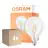 Multipack 4x Osram LED Superstar E27 Globe G125 Filamento Chiara 11W 1521lm - 927 Bianco Molto Caldo | Miglior Resa Cromatica - Sostitutiva 100W