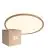 Multipack 3x Nordlux LED Luce da soffitto Oja 42 Legna 24W 2150lm - 827 Bianco Molto Caldo | Dimmerabile