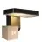 Multipack 3x Nordlux Solar Luce Da Parete Rica Piazza Nero 4.5W 450lm - 830 Luce Calda -  | Sensore di Movimento e Luce