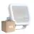 Multipack 4x Ledvance Proiettore LED Aluminium Bianca 17W 2400lm 100D - 840 Bianco Freddo | IP66 - Simmetrico