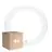 Multipack 4x Ledvance Tubo LED T9 Value Circolare (EM/Mains) 11W 1320lm - 840 Bianco Freddo | Sostitutiva 22W