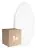 Multipack 5x Ledvance Bulkhead LED Surface CIRCULAR 500 PS Acciaio Bianca 42W 3500lm - 830 Luce Calda | IP44