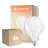 Multipack 4x Osram Classic LED E27 Globe Filamento Ghiaccio 17W 2452lm - 827 Bianco Molto Caldo | Sostitutiva 150W