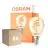 Multipack 6x Osram Vintage 1906 LED Classic Slim E14 Pera Filamento Oro 4.9W 470lm - 922 Bianco Molto Caldo | Miglior Resa Cromatica - Dimmerabile - Sostitutiva 40W