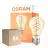 Multipack 6x Osram Vintage 1906 LED Classic Slim E27 Pera Filamento Oro 8W 806lm - 922 Bianco Molto Caldo | Miglior Resa Cromatica - Dimmerabile - Sostitutiva 60W