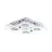 Eglo Luce da soffitto Cabo Acciaio Inossidabile Cromo 4x2.8W 4x250lm - 830 Luce Calda -  | IP20 - Incl. 4x GU10