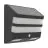 Eglo Luce Da Parete Stiappa Solar Nero 6W 800lm - 840 Bianco Freddo | IP65 - Sensore Di Movimento