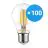 Multipack 100x Noxion Lucent LED E27 Pera Filamento Chiara 4.5W 470lm - 822-827 Dim To Warm | Dimmerabile - Sostitutiva 40W