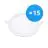 Multipack 15x Bright Choice Downlight LED UltraSlim 15W 1200lm 110D - 840 Bianco Freddo | 190mm - Ritaglio 175mm