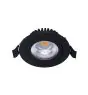 Noxion LED Inclinabile Slim Faretti Nero Il Giro 6W 550lm 60D - 927 Bianco Molto Caldo | 85mm - IP54 - Dimmerabile - Miglior Resa Cromatica
