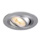 SLV New Tria 75 Faretti Aluminium Grigio Il Giro | Ritaglio 75mm - Adatto per 1x GU10 