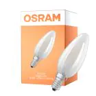 Osram LED Superstar E14 Candela Filamento Ghiaccio 3.4W 470lm - 940 Bianco Freddo | Miglior Resa Cromatica - Dimmerabile - Sostitutiva 40W