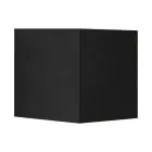 Nordlux Milda Kubi Luce Da Parete Aluminium Nero 4.9W 290lm - 830 Luce Calda - 